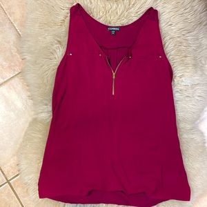 Express tank too with zipper detail. Size M